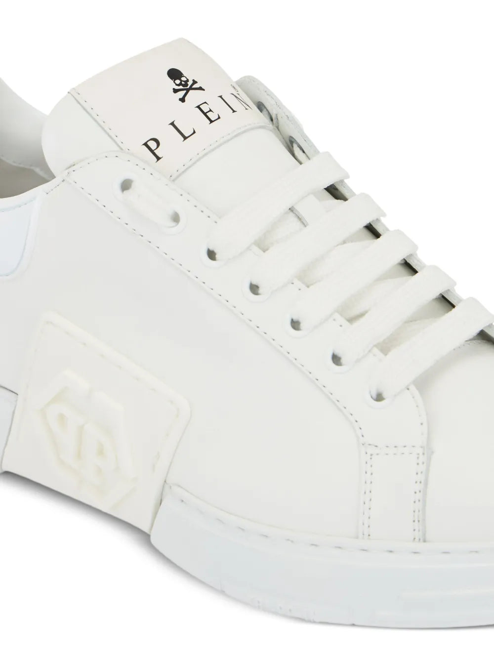 Philipp Plein Phantom Kick$ Logo-Plaque Low-Top