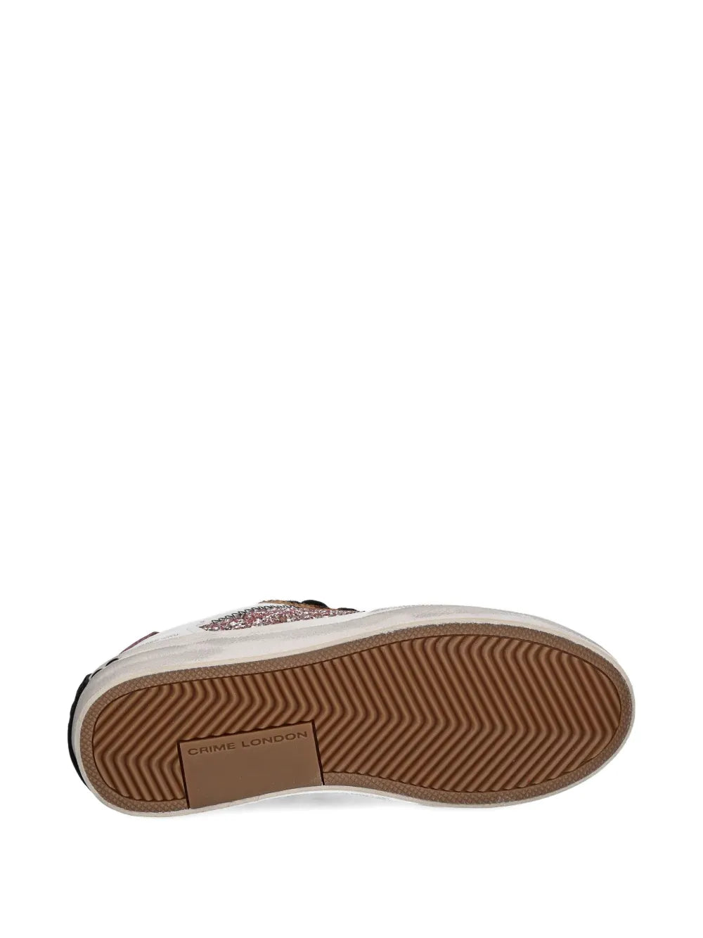 Crime London Glitter-Embellishment Leopard-Print