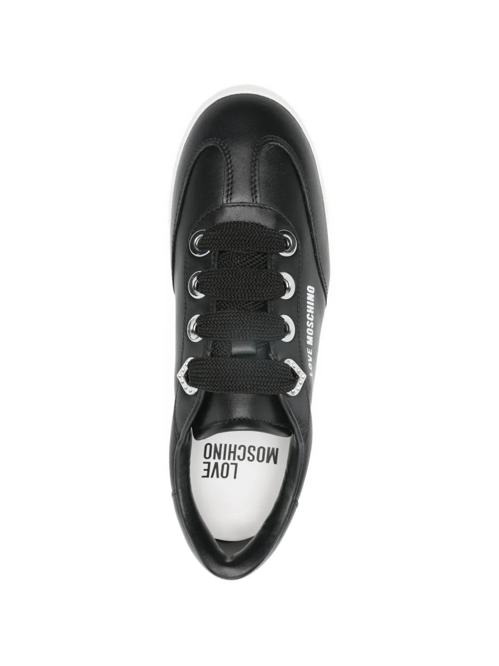 Love Moschino Logo-Detail Leather