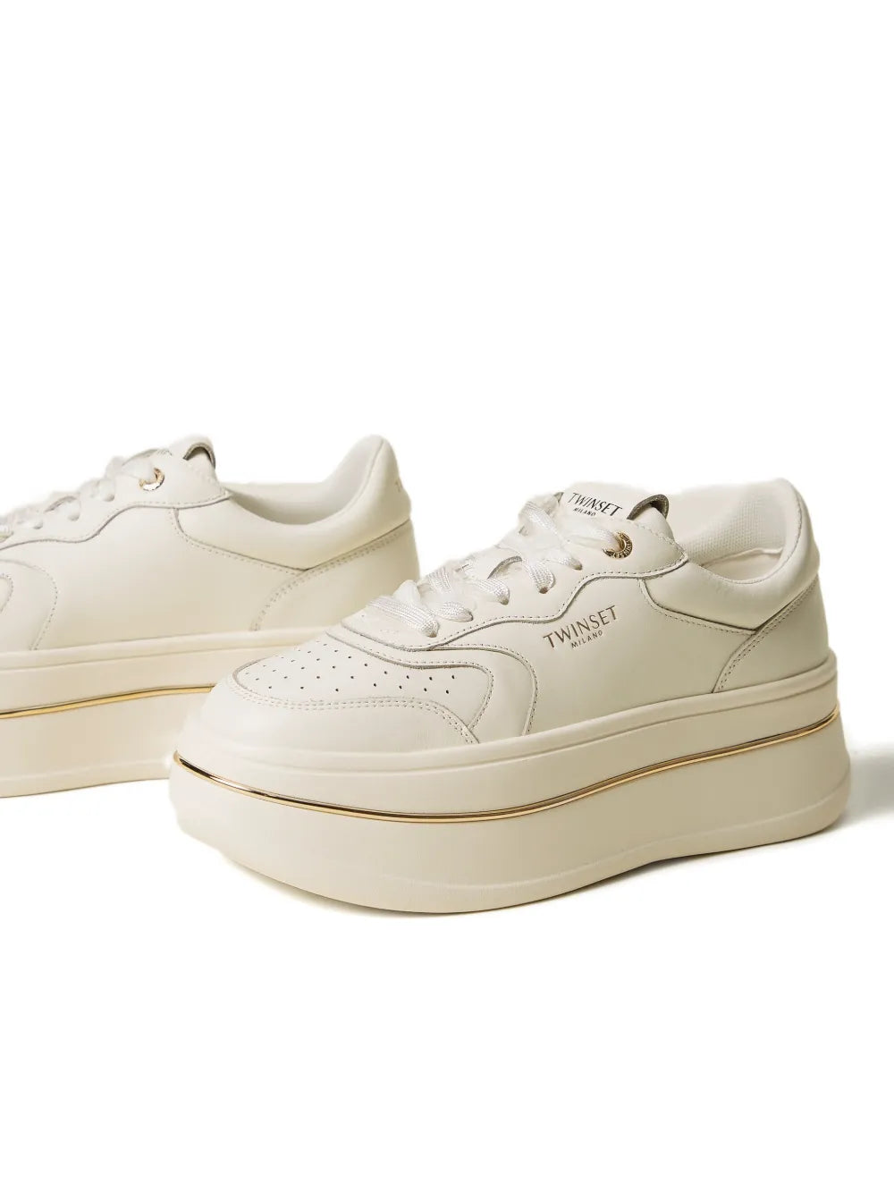 TWINSET Lace-Up Platform