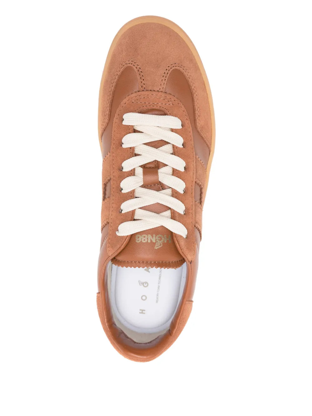 Hogan Suede Logo-Appliqu ow-Top