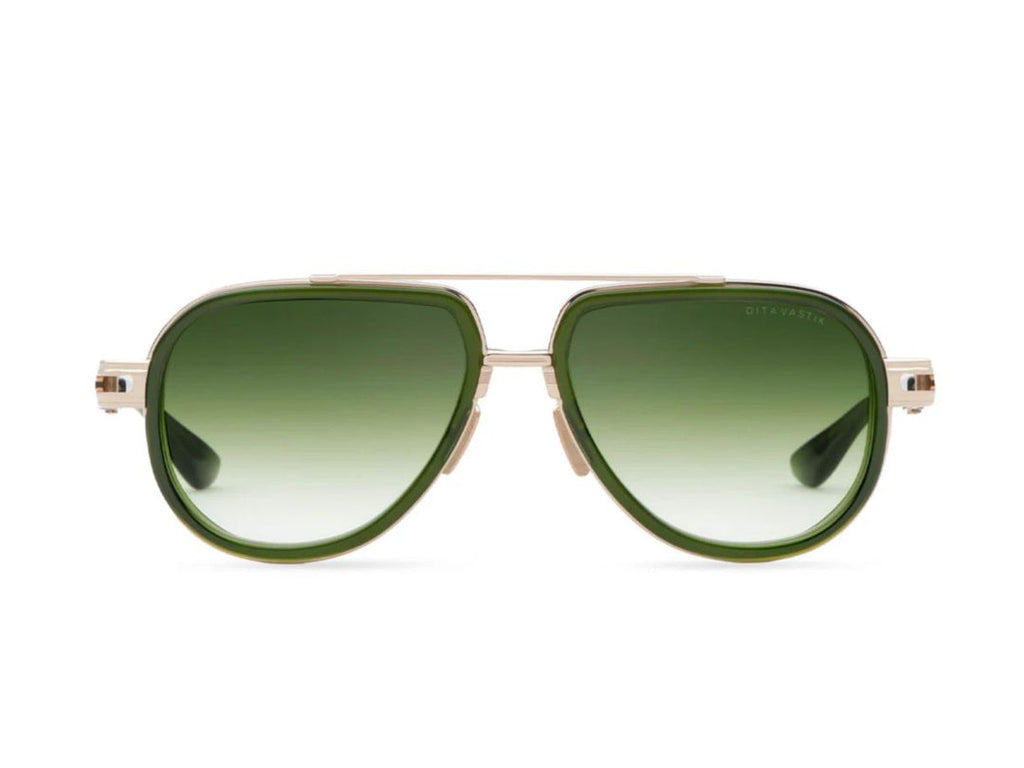 Gold Vastik Aviator Gradient Sunglasses