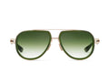 Gold Vastik Aviator Gradient Sunglasses