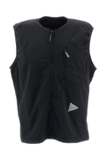 Black Lightweight Water-Repellent Insulated Vest