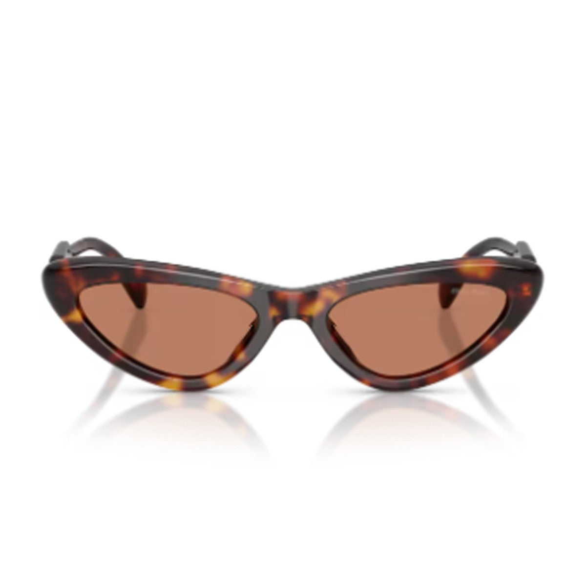 Havana B11su Acetate Narrow Cat-Eye Sunglasses