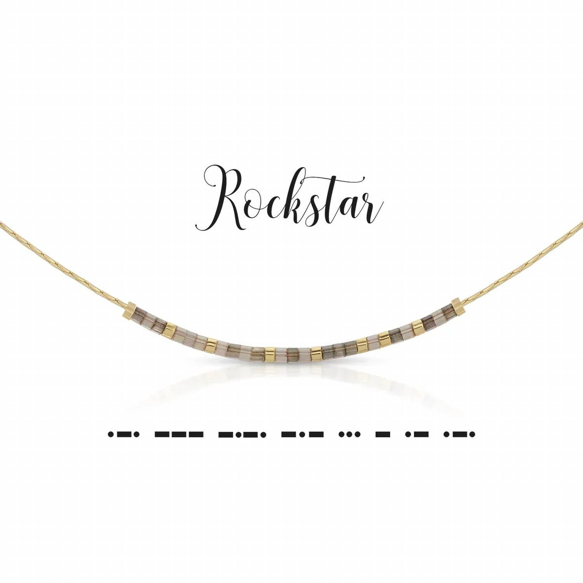 Women's Rockstar Necklaces In Gold