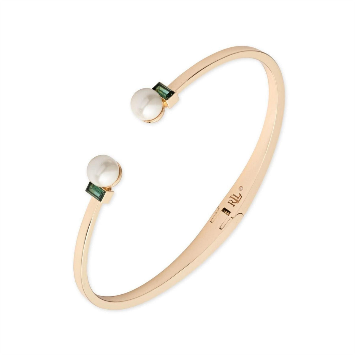 Lauren by Ralph Lauren Lauren Ralph Lauren Gold  And  Erinite Faux Pearl Cuff Bangle
