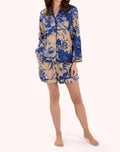 Supersoft Pyjamas Set In China Blue Blooms