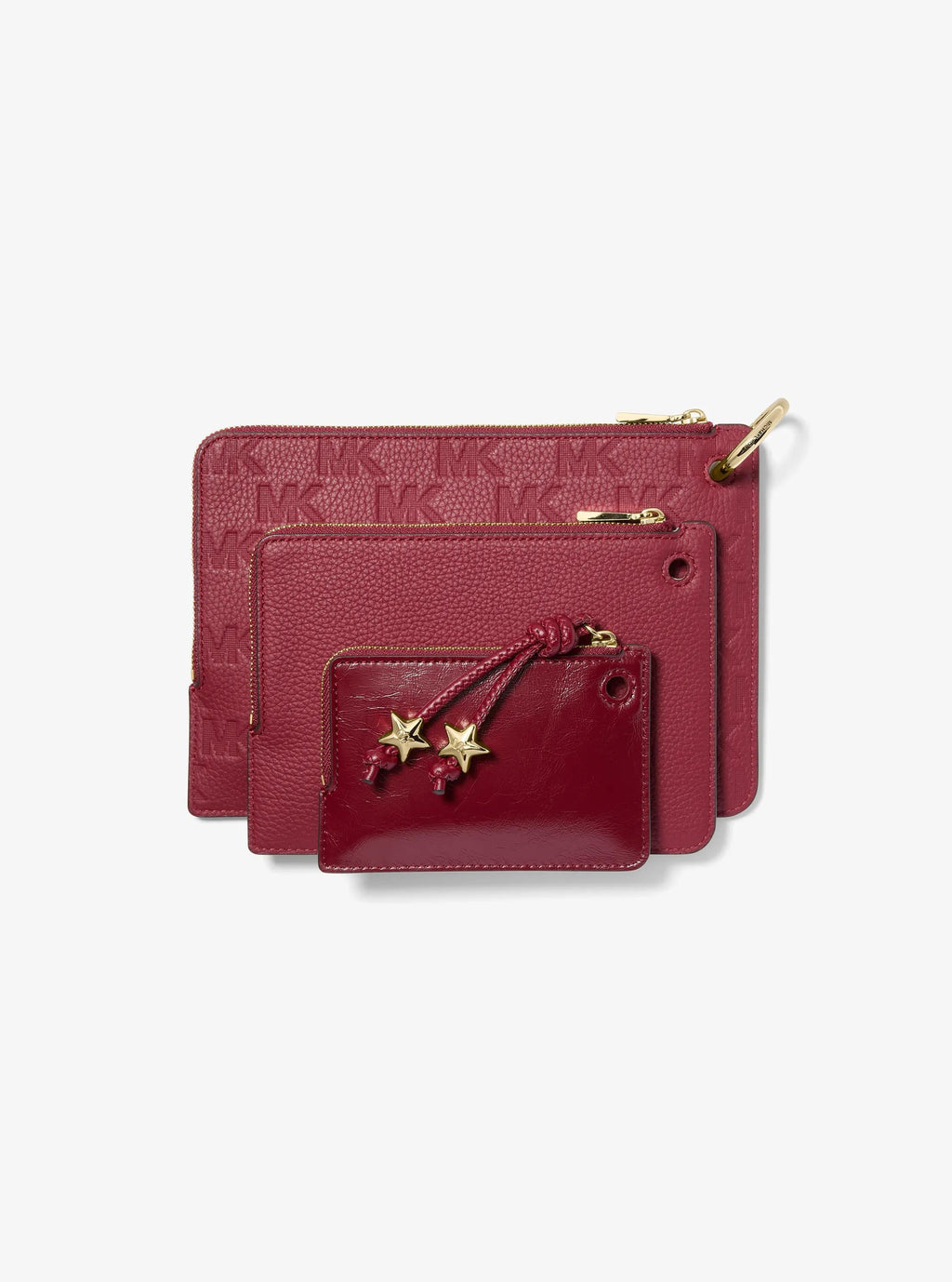 Jet Set 3-in-1 Leather Pouches
