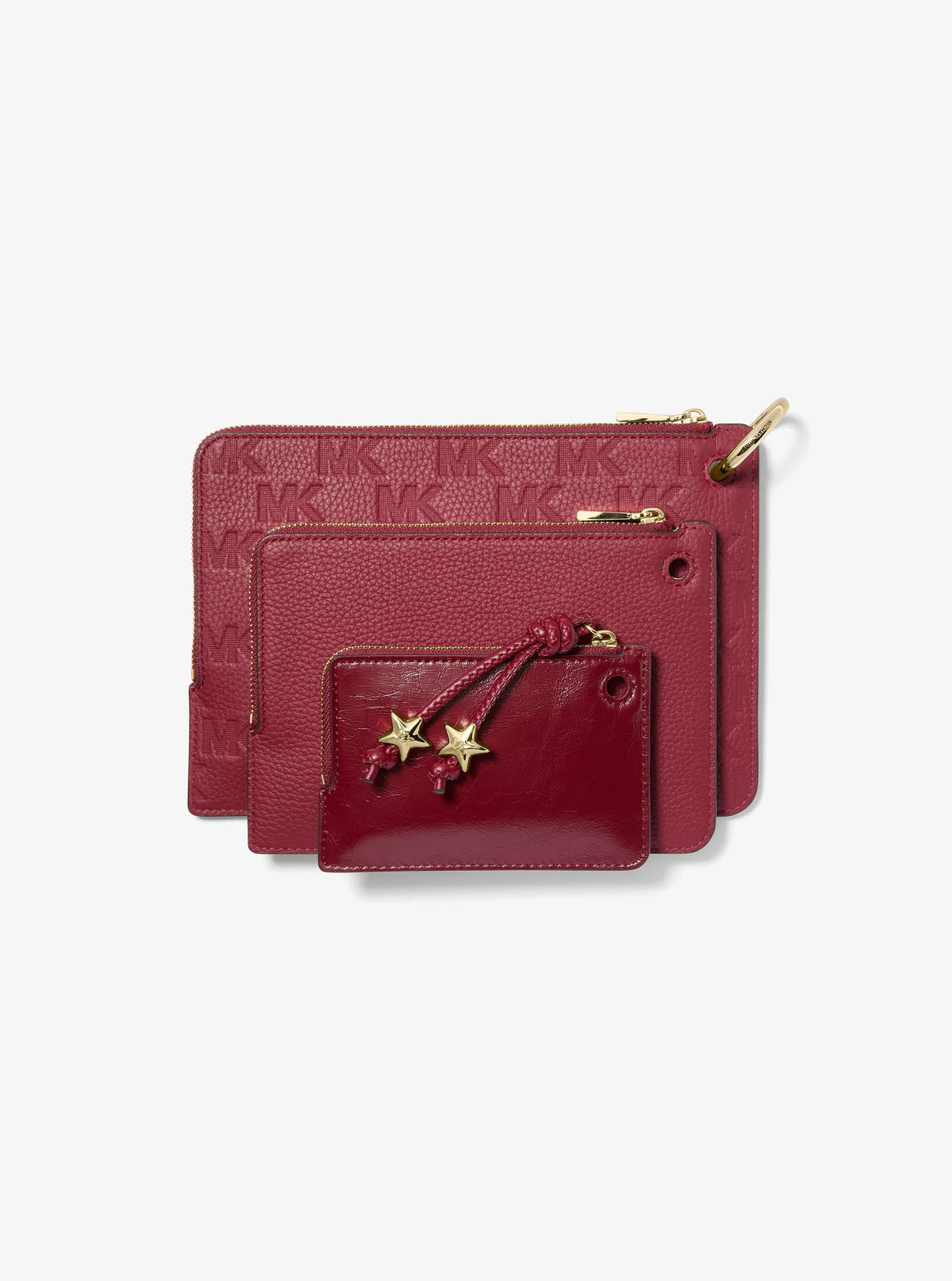 Jet Set 3-in-1 Leather Pouches