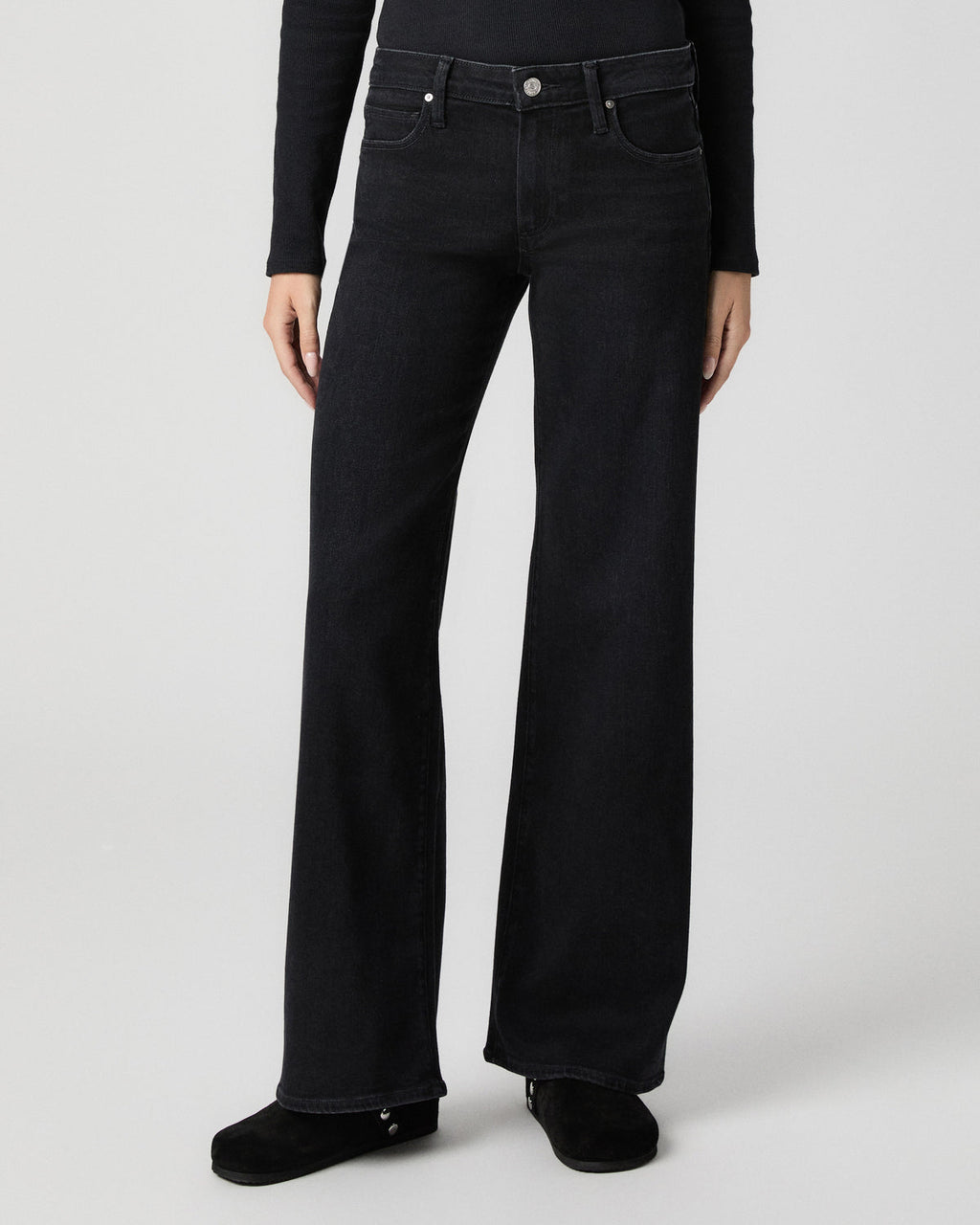 Low Rise Anessa 31 Inch Wide Leg Jean