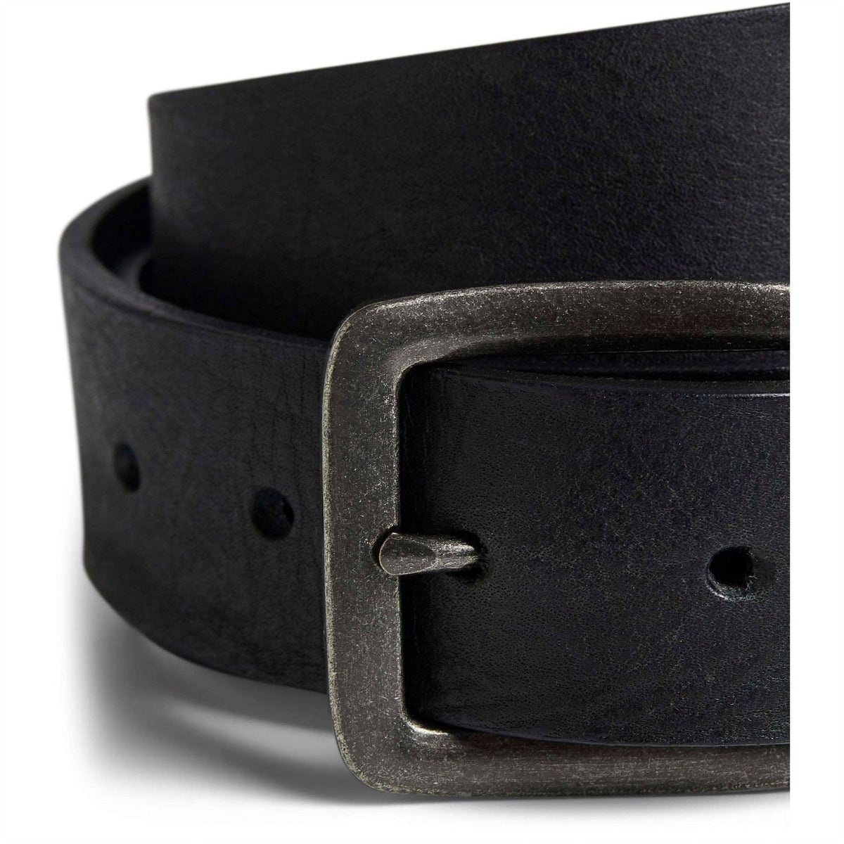 Jack and Jones Leather Pin Buckle Belt with Stitching