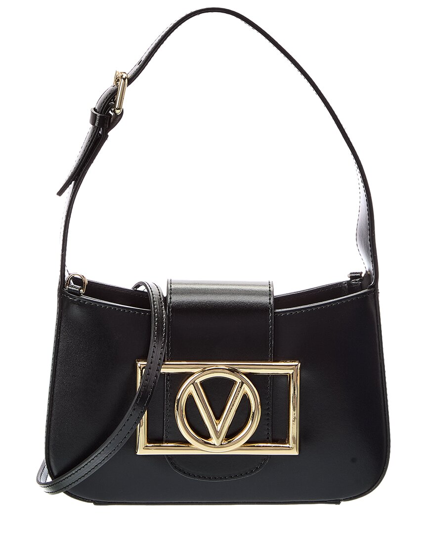 Valentino by Mario Valentino Kai Super V Leather Shoulder Bag