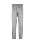 Light Grey Melange Wool-Blend Jogger Pants