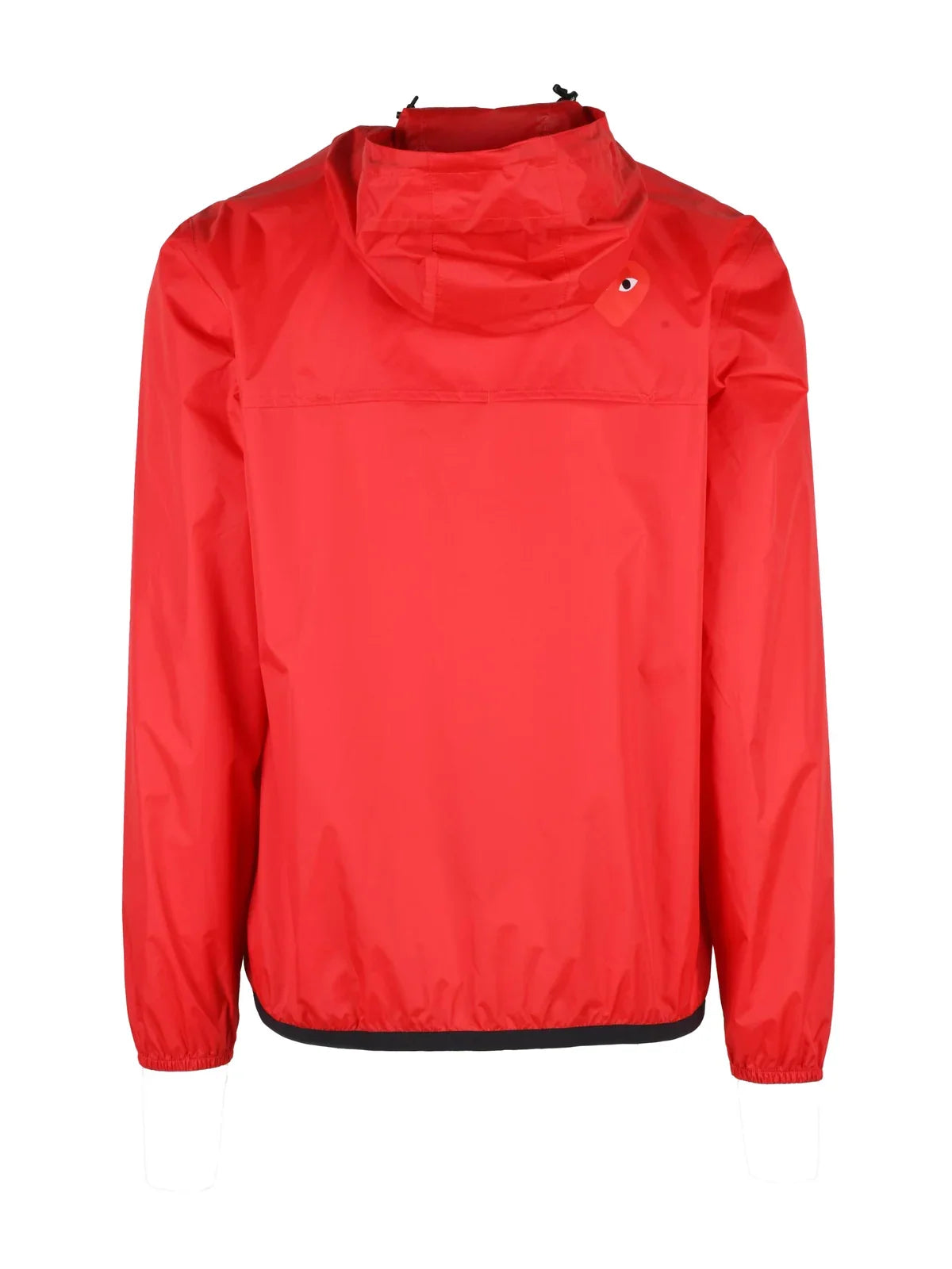 Red Lightweight Water-Resistant Hooded Jacket