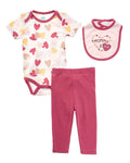 Baby Views 3pc Bodysuit, Pant & Bib Set