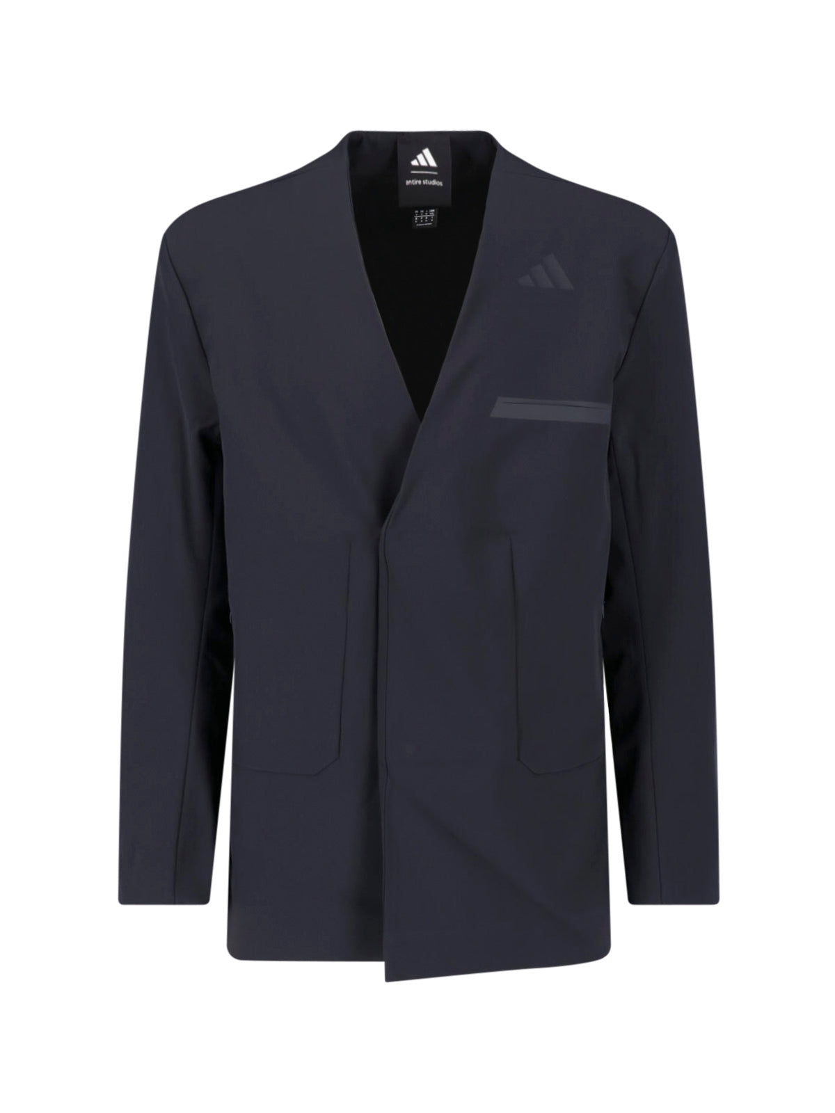 Black Recycled Technical Fabric Monopetto Jacket