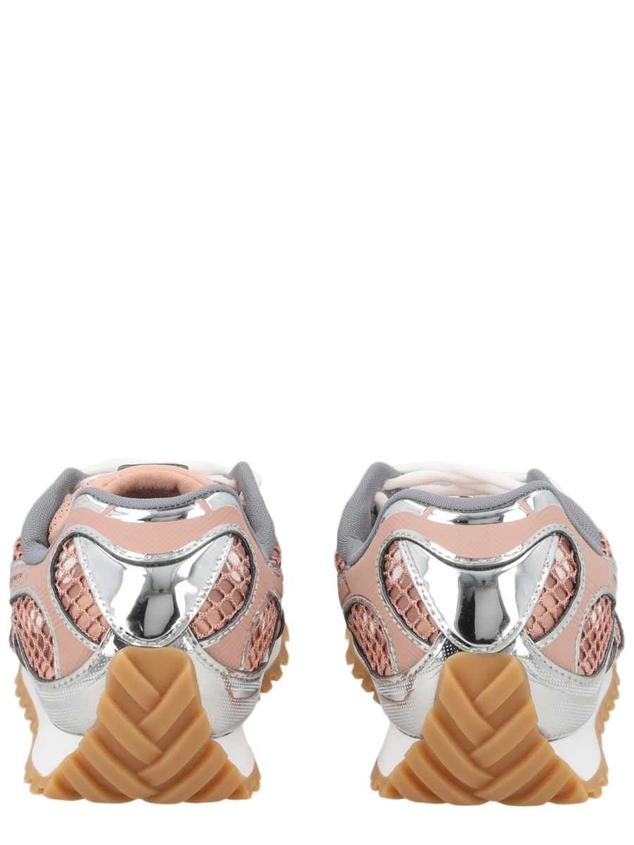 Orbit Silver Overlays Calfskin Sneakers