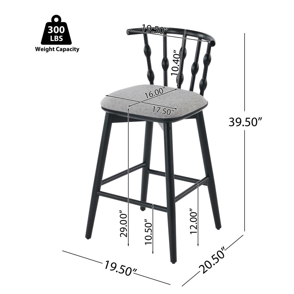 Comfortable Wooden Bar Seating
