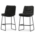 Set of 2 Modern Kitchen Counter Stools