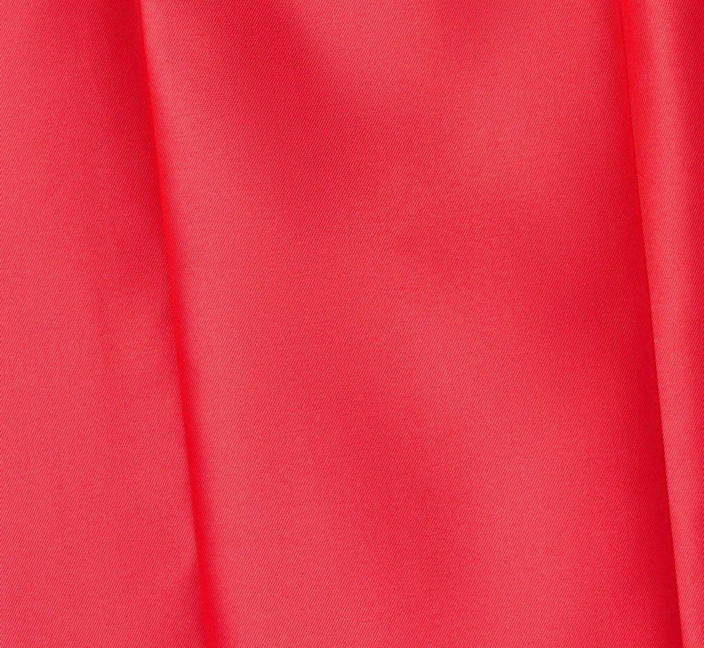 Satin A Line Mikado Cocktail Dress In Persimmon