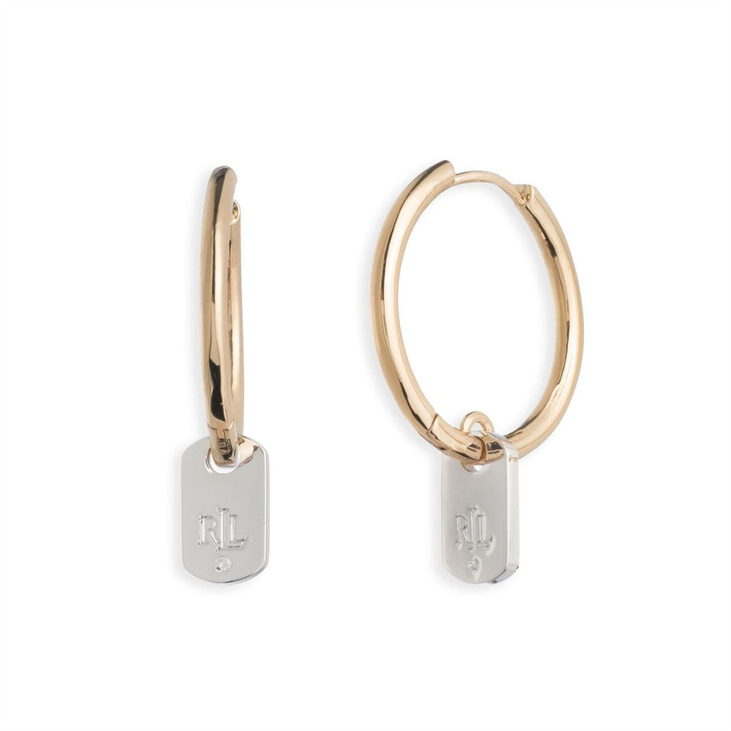 Lauren by Ralph Lauren Lauren Ralph Lauren Gold  And  Silver Tag Drop Earrings