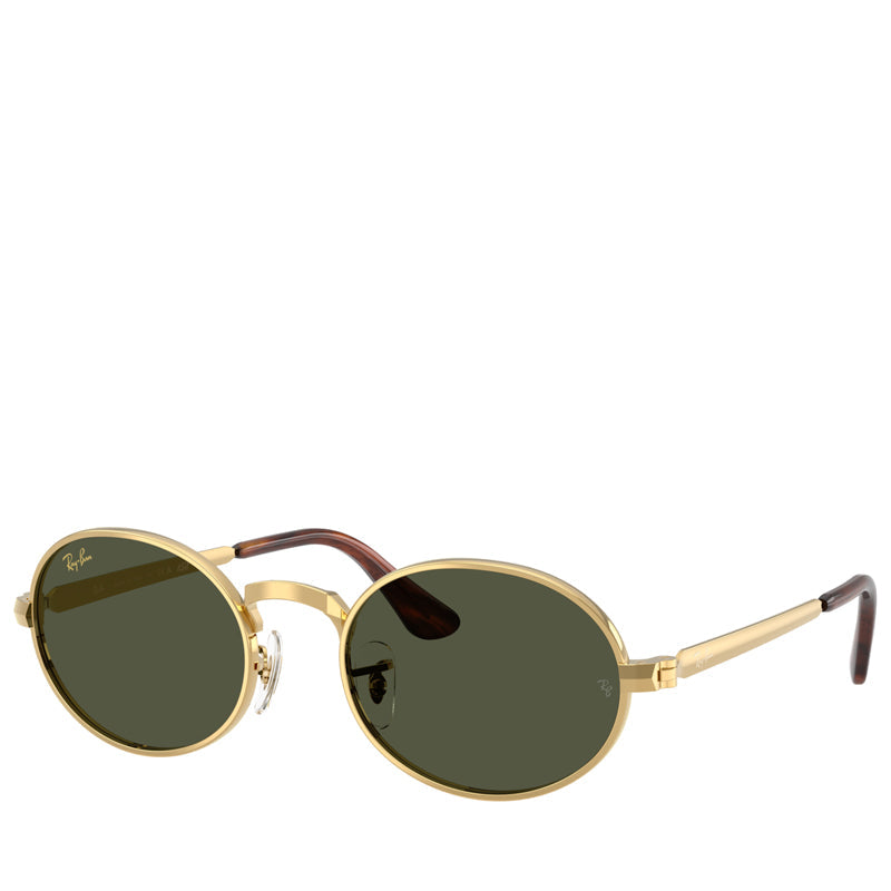 A$AP Rocky x Ray-Ban Bold Metals - Polished Arista Gold/Green