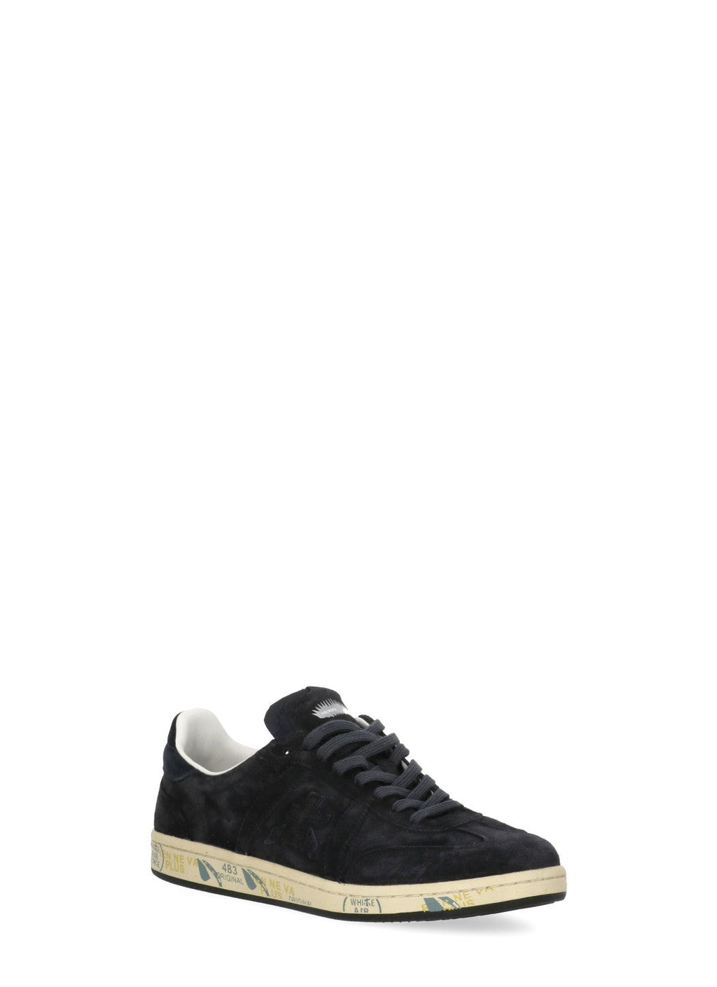 Blue Bonnie 8589 Suede Leather Low-Top Sneakers