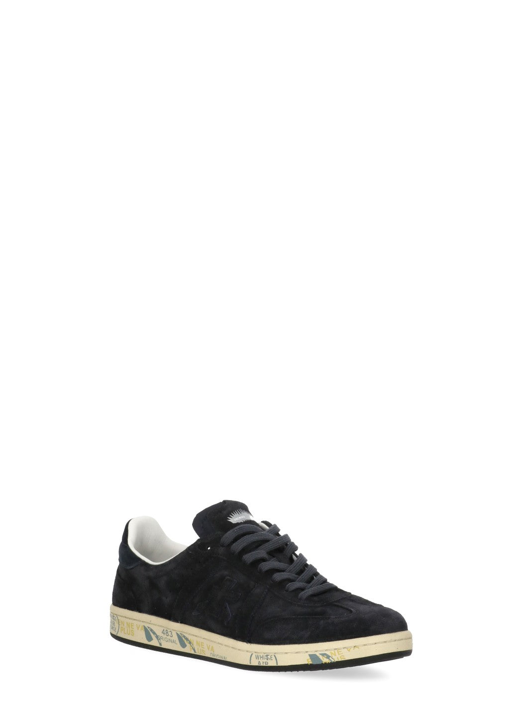 Blue Bonnie 8589 Suede Leather Low-Top Sneakers
