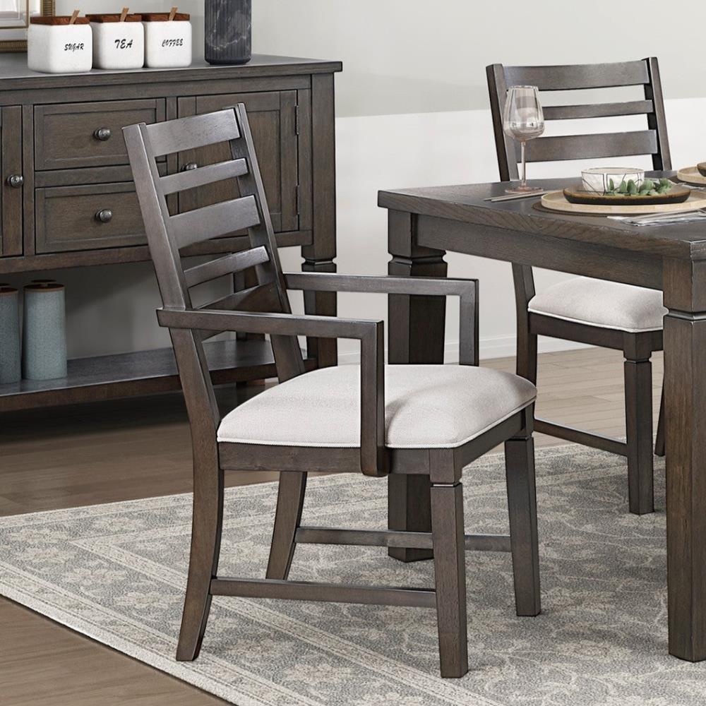 Wooden Frame Dining Armchairs