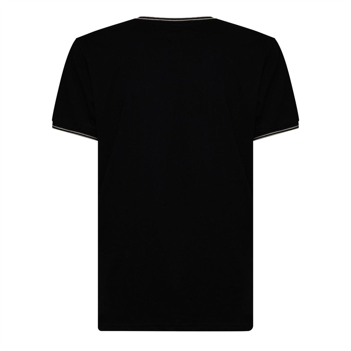 Crosshatch Preece Hem Label Patch Crew Neck Short Sleeve T-Shirt