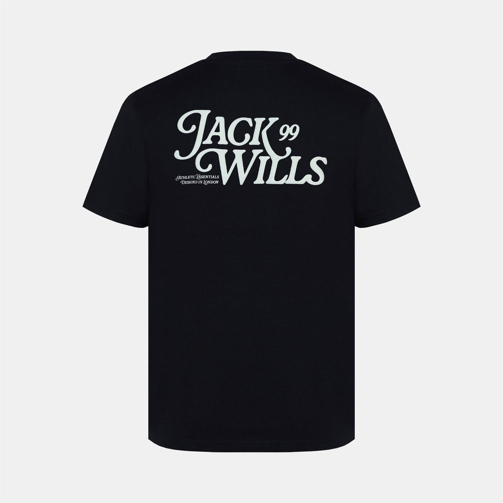 Jack Wills Script Cotton Short Sleeve Crew Neck Oversized T Shirt