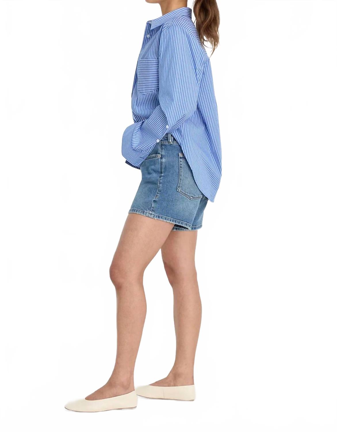 Everyday High-Rise Shorts In Indigo