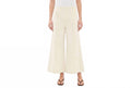 Scuba Cropped Wide Leg Pant In Off White