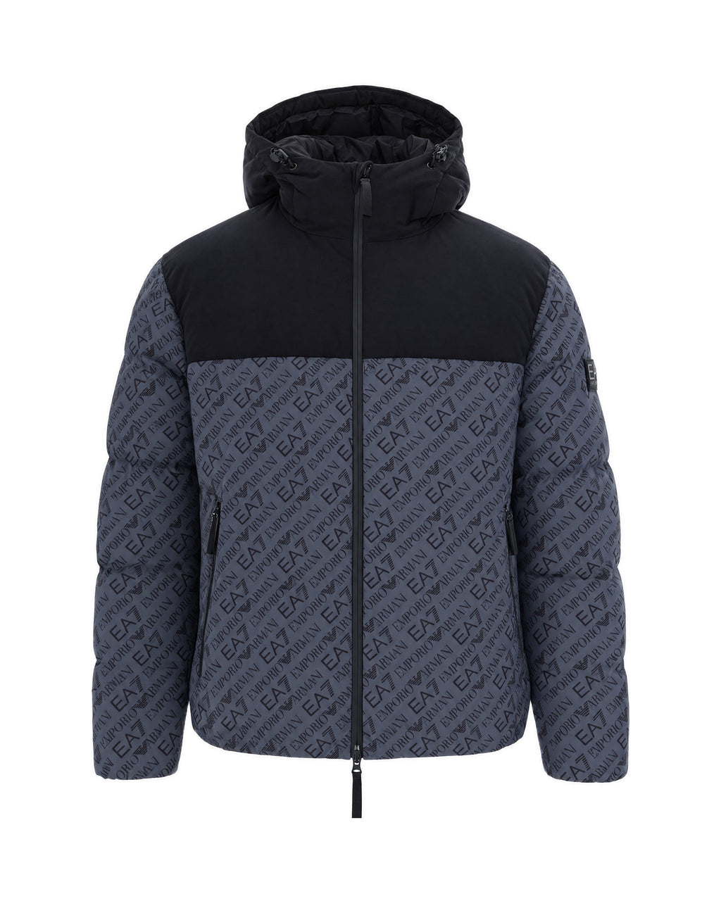 Pawter Logo Pattern Padded Down Jacket
