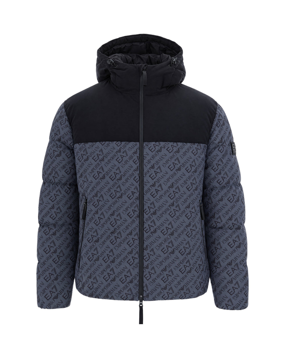 Pawter Logo Pattern Padded Down Jacket