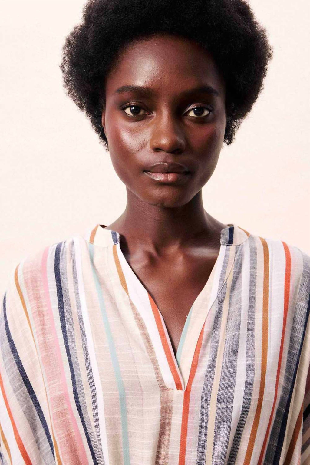 Indigo Straight Kimono Dress In Bleu Jean