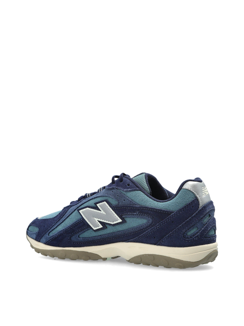 204L Navy Salt Sneakers With Suede And Leather Accents