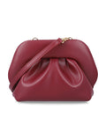 Bios Small Structured Pleated Leather Handbag