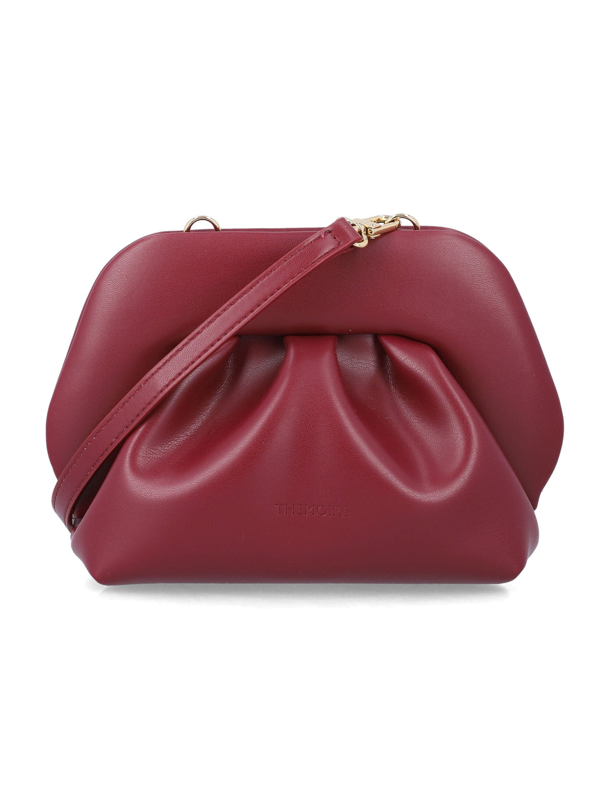 Bios Small Structured Pleated Leather Handbag