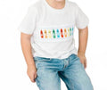 Boys Smocked Crayon T-Shirt In White