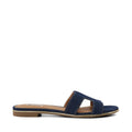 Dune London Lo Loopers Open Toe Flat Slides Sandals