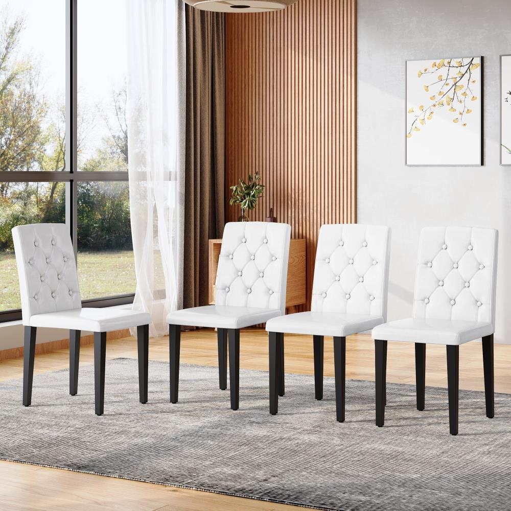 Contemporary Metal Leg Dining Chairs
