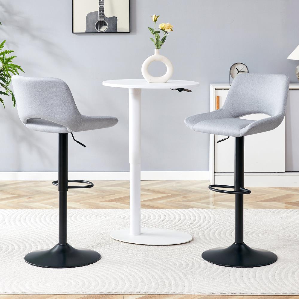 Modern Adjustable Counter Chairs with Comfortable Cushions