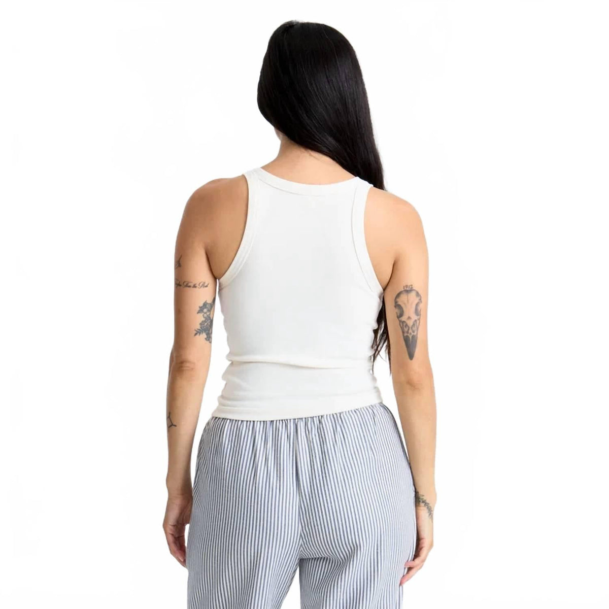 Wind Worn Tank Top In Bone