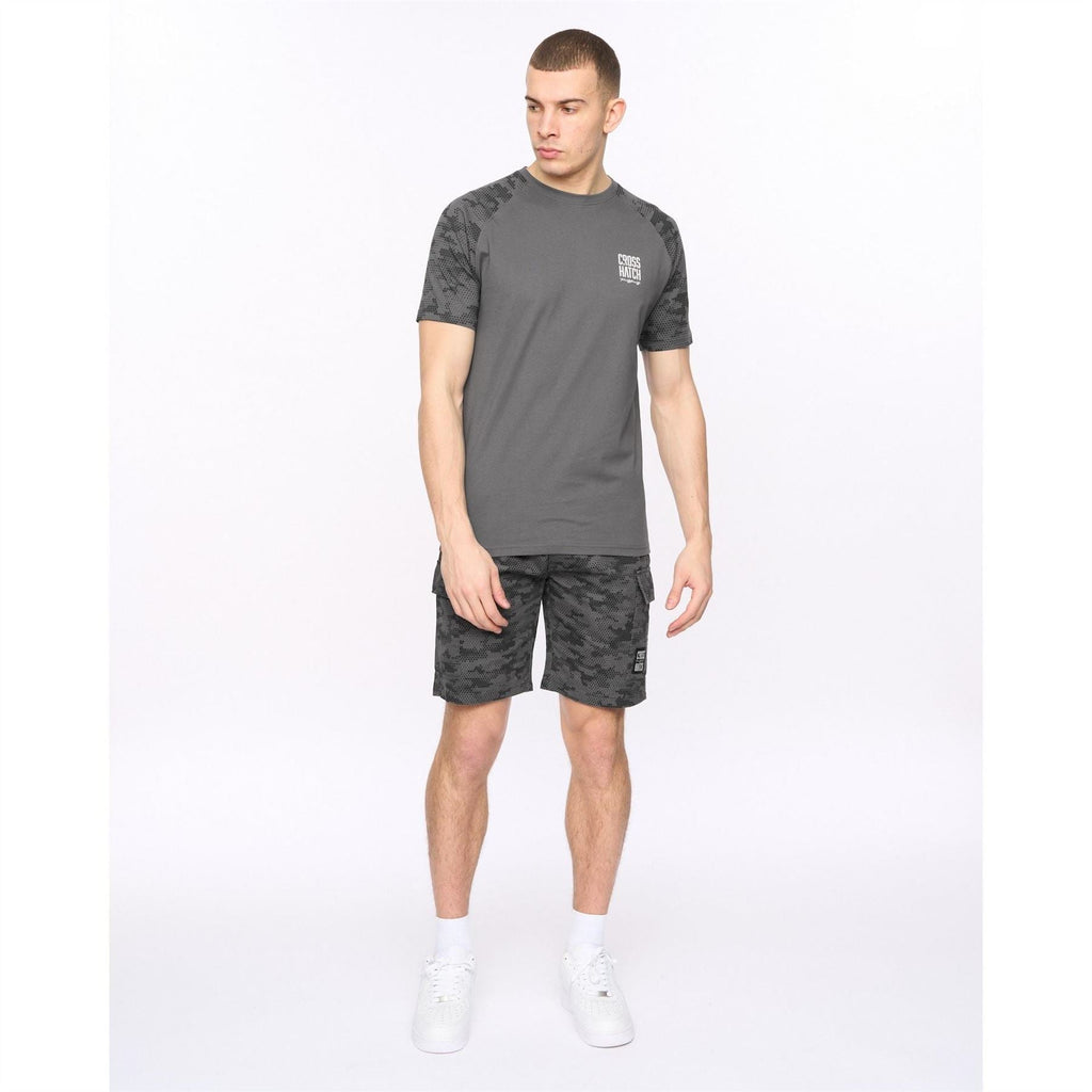 Crosshatch Blansmoore Solid Bermuda Shorts with Elasticated Waistband