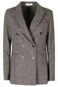 Cotton Structured Double-Breasted Jacket