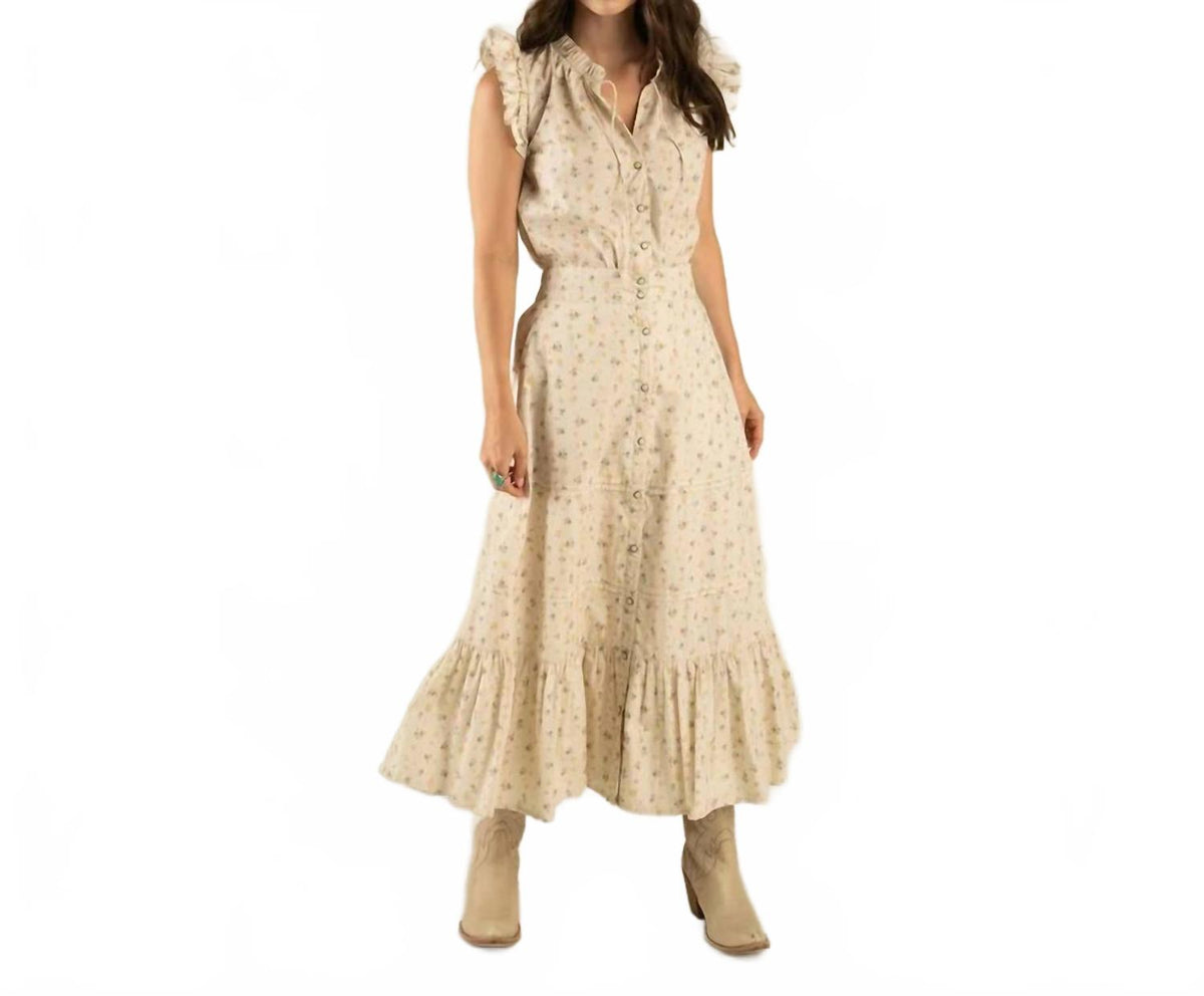 Prairie Maxi Skirt In Dustbloom-Antique