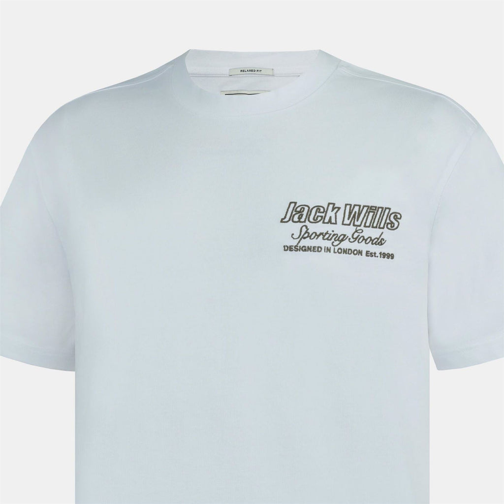 Jack Wills JW Graphic Cotton Short Sleeve Crew Neck T Shirt