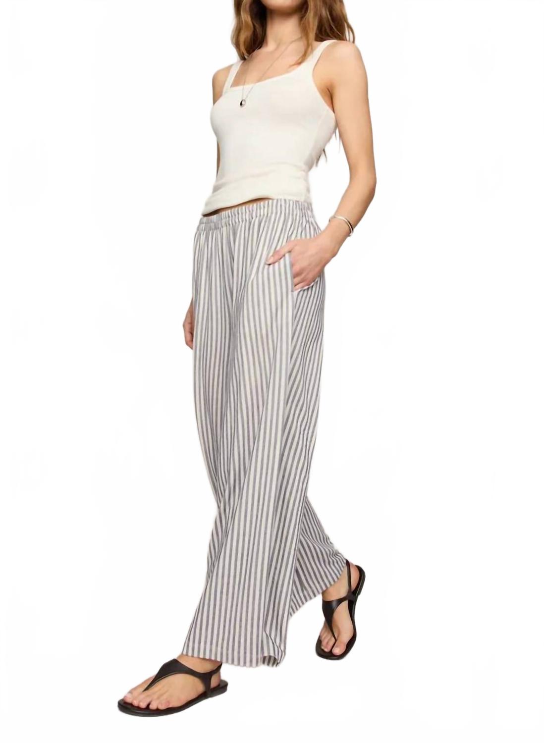Scout Knit Striped Pants In Eclipse